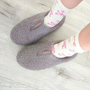 Bombas | pastel purple cozy sherpa Bohemian Sunday slippers | WMS 9